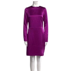 ADAM LIPPES 100% Silk Dress Fuchsia 12